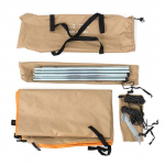 &Otilde;ues matkamaasturi auto k&uuml;lgtelk, UV-kaitsega autovarjualune, kaasaskantav Auto Canopy Camper Haagise p&auml;ikesevari telkimiseks, &otilde;ues 300x150CM