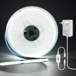 DC24V 1-10M COB LED-riba h&auml;mardatav COB LED-ribavalgusti puutetundliku dimmeriga koduks elutoa k&ouml;&ouml;gikapid. 1M valge