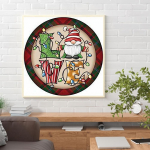 5D isetehtud teemantmaal H&auml;id j&otilde;ule Teemanttikandid T&auml;iskihiline Anime Ristpistekomplektid Kodukaunistus K&auml;sitsi valmistatud kingitus Round 40x40cm