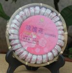 Hongyuan Tee Pu'er Tee Mini Tuo Tee [Roosi Tuo] K&uuml;psetatud Tee 200g Bambuses Pakendatud