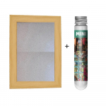 Pildiraam Aknalaud Kass 150 Mini Katseklaas Pusle Seeria Kodu Kaunistus Kingitus Noorus T&auml;iskasvanu Kannatlikkuse Pusle DIY YC-M valge