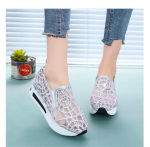 Naiste kiiluga kingad, litritega v&otilde;rk, hingavad kingad, naised, kuldne h&otilde;be, platvormtossud, naised, k&otilde;rgust suurendavad jalatsid, vabaajajalatsid 35 kuld