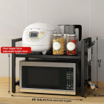 Sisset&otilde;mmatav mikrolaineahjurest K&ouml;&ouml;k ruumi paigutus Leivamasina hoiurest Majapidamisrest lauaarvuti riisipliit 64*45*36.5cm must