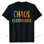 Kaose Koordinaator Naljakas Kooli&otilde;petaja Tunnustamise Kingitused T-s&auml;rk T-s&auml;rk Slim Fit Pere Puuvill Unisex T-s&auml;rgid Pidu L