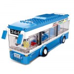 Linna &uuml;hisbuss &Uuml;hekorruseline automudelite komplekt Figuurid isetegemine Harivad ehitusklotsid M&auml;nguasjad Klotsid lastele S&uuml;nnip&auml;evakingitused No Box