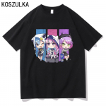 Calliope Anime Hololive T-s&auml;rk Suisei Puuvillane Tees&auml;rk Suvise T-s&auml;rgid Kawaii Pavolia Reine Riietus Naljakas Naiste/meeste dressipluus Unisex L