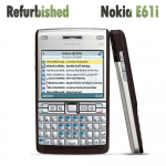Renoveeritud Nokia Originaal Nokia E61i 3G Symbian 9.1 Mobiiltelefon 1 SIM-iga No charger h&otilde;be