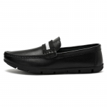 Mood Meeste nahast vabaaja libisevad hingavad s&otilde;idujalatsid Meeste vabaaja nahast kingad Hingavad Mugavad meeste kingad 38 must