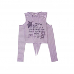 Y2k Rabbit Ears Graphic Crop T-s&auml;rgid Naiste Harajuku Kawaii triibulised kapuutsiga topid Esteetilised gooti armsad Lolita T-s&auml;rgid S lilla