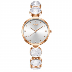 POSHI uus moodne k&auml;ev&otilde;ru naiste kvartskellade v&otilde;rgustik Red Rose Gold Trend Watch veekindel k&auml;ev&otilde;ru naistele valge