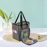 Kaasaskantav kudumiskoti tikandiga kaasaskandmise t&ouml;&ouml;riist - tasuta kaasaskantav villakoti projektl&otilde;ng hall v&auml;rv