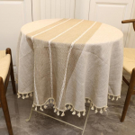 Laudlina Tutiga &uuml;mmargune laudlina Kodutekstiil P&otilde;hjamaade stiilis k&ouml;&ouml;k Veekindel lauakate Moodne kodukaunistus 120x120cm