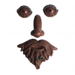 Loominguline roheliste lehtedega habepuu n&auml;o vaiguga k&auml;sit&ouml;&ouml; kingitus v&auml;liaia kaunistamiseks
