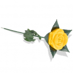 Charming Glow Rose LED-valgusmustriga aiatoa kunstlik lillevalgusti sisekujundus punane