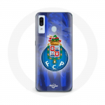 Samsung Galaxy A20 &uuml;mbris fcp porto sinise taustaga portugal