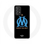 Coque pour Samsung Galaxy A33 5G Logo Olympique de Marseille Fond Noir