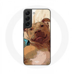 &Uuml;mbris Samsung Galaxy S22 Ameerika pitbullterjeri pruunile