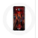 &Uuml;mbris Samsung Galaxy J7 2016 Stranger Things plakatimeeskondade f&auml;nnikunsti 4. hooaja jaoks