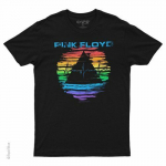 Pink Floyd Racing Around Pyramid Waters Gilmour Unisex T-s&auml;rk S