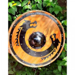 Keskaegne viikingikilp, puidust kilp, kompassikilp, Valhalla rongakilp, viikingi koopia kilp, keskaegne s&otilde;dalase kilp