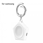 Kaasaskantav laadija Samsung Galaxy Watch 6/6 Classic/5/5 Pro/Active 2/Watch4/3 magnetilise v&otilde;tmehoidja juhtmeta laadija USB C & Micro jaoks valge