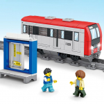 Linnarong Rong Rong Metroo Stseen Plokkide kokkupanemine Poiss m&auml;nguasja kokkupanemine Kingitus