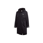 Adidas Originals pikk tepitud parka karusnahaga soe k&otilde;rge kraega keskmise pikkusega kapuutsiga puuvillane mantel talveks meeste mantel must FL0021 M
