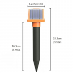 Suure v&otilde;imsusega hiirerepeller LED-valgusallika inverter Ultraheli ussirepeller p&auml;ikeseenergia veekindel v&auml;liloomade t&otilde;rjuja