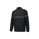 Nike Dri-FIT Academy Jalgpalli Treeninguga Perforeeritud Kraega Tuulejope Meestele &Uuml;ler&otilde;ivad Must CW6118-014 XL