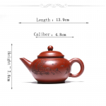 210 ml lilla savikann Famous Master Original Mine Dahongpao Shanjing Shuiping teekann Kung Fu teekomplekt 210ml punane