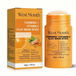 Kurkumisavist nahka kirgastav n&auml;omask pulk S&uuml;gavpuhastav ja poore ahendav Kandke mudamask 40g 40g