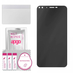 apgo Privacy Matte Hybrid protective glass compatible with Kruger&Matz Move 7, flexible nano glass, great replacement for tempered glass, scratch-resi