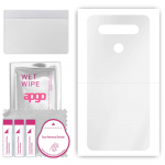 apgo Ultra Clear Protective Skin Sticker for the back compatible with LG K51S, Wrap Film, Hydrogel Film, Flexible, Soft TPU with positioning layer eas