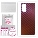 apgo skin sticker film foil vinyl for the BACK compatible with Honor 30S, scratch-resistant, easy to install - Carbon Chameleon CAKA5