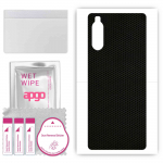 apgo Protective Skin Sticker for the back compatible with Sony Xperia 10 III, Wrap Film, Foil, Vinyl - Pattern Matrix