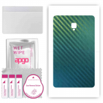 apgo Protective Skin Sticker for the back compatible with Samsung Galaxy Tab A 8.0 (2017), Wrap Film, Foil, Vinyl - Pattern Carbon Chameleon CAKA1