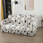flower Style Large Skirt Sofa Cover Four Seasons Universal Fabric Anti Slip Sofa Cover Full Coverage Sofa Towel Cushion 145-185cm