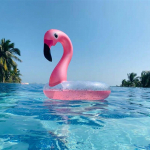 T&auml;ispuhutav Flamingo Basseini Ujuk Ujumisr&otilde;ngas R&otilde;ngas Kummir&otilde;ngas T&auml;iskasvanutele Lastele Ujuv Iste Suvine Rannapidu Basseinim&auml;nguasjad