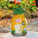 P&auml;ikeseenergia Puuviljavalgusti, P&auml;ikeseenergia Rajavalgusti, Veekindel Vaigust Figuur Aia Kaunistus Pineapple House