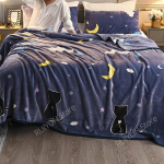 &Auml;sja tr&uuml;kitud paks talvetekk Pehme korallifliisist tekk Auto reisitekk voodikate Kontori l&otilde;unas&ouml;&ouml;gi konditsioneeriga tekk 100x150cm