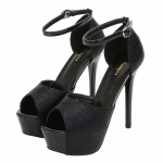 Kevadmood Uus Stiletto pandlaga kalasuu veekindel platvorm &ouml;&ouml;klubi, pulm vabaaja naiste &uuml;lik&otilde;rge kontsaga kingad 34 must