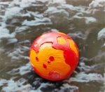 Happy Planet seeria k&uuml;lmkapi kleebis Kosmoseastronauti kosmoselaev Maavaigu magnetiline teadetetahvel kodukaunistuse kleebis