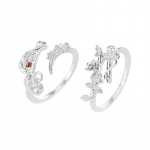 1 paar Anime Tian Guan Ci Fu k&otilde;rvar&otilde;ngaid Heaven Official&rsquo;s Blessing Hua Cheng Xie Lian naistele ebakorrap&auml;rased k&otilde;rvanastad ripats ehted kingitused