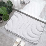 Vannitoa vaipade komplekt elegantse kodu interj&ouml;&ouml;ri jaoks 40cmx60cm sinine