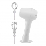 Juhtmevaba kaasaskantav elektriline k&ouml;&ouml;gisegisti 3 kiirusega suure v&otilde;imsusega taignasegisti munavahustaja k&uuml;psetamise saumikser k&ouml;&ouml;git&ouml;&ouml;riistad valge