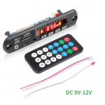 Bluetooth 5.0 MP3 WMA dekoodri plaat kaugjuhtimispuldiga DC 9-12V juhtmeta muusikapleier 3,5 mm AUX USB TF raadiomoodul