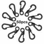 50 tk Karabiin Mini v&otilde;tmehoidja rippuv Quickdraw v&otilde;tmehoidja v&otilde;tmehoidja matkaklamber konks seljakott.