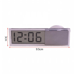 Auto digitaalne LED-kell Mini elektrooniline sucker aknam&otilde;&otilde;tur