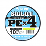 Sunline PE Line X4 Siglon 1800M PE 0,6 10LB laimiroheline (0840)