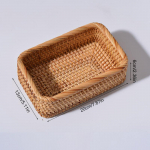 Rotangist kootud hoiukorvi korraldaja K&auml;sitsi valmistatud mitmeotstarbeline fotograafia rekvisiidid Mitmesugused tarvikud